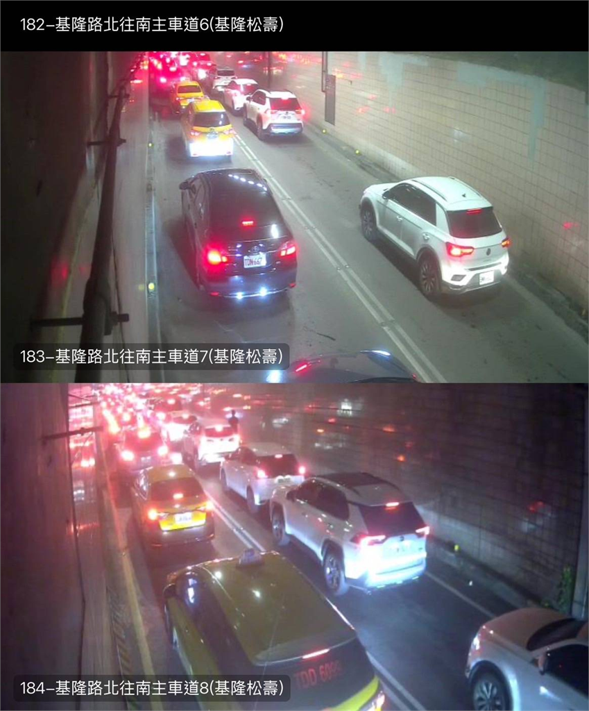 快新聞／北市基隆路地下道深夜竟大塞車　3分鐘路程竟卡1小時