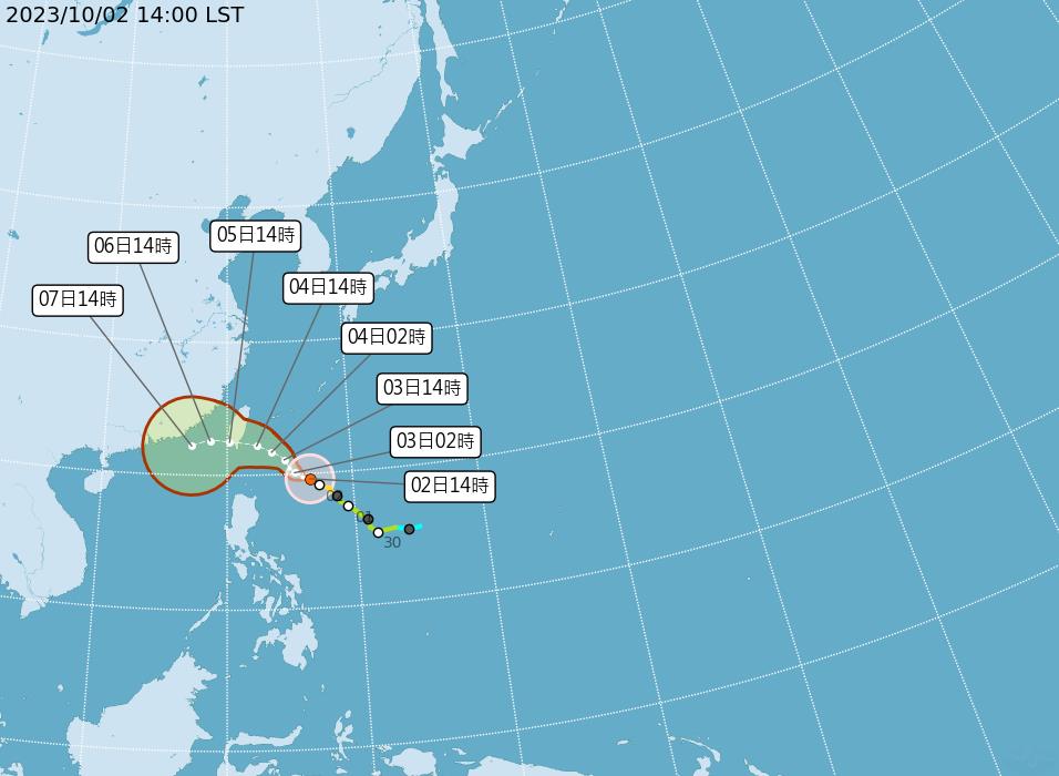 快新聞／小犬颱風最快深夜海警、明下午陸警　這2天影響台灣最劇烈