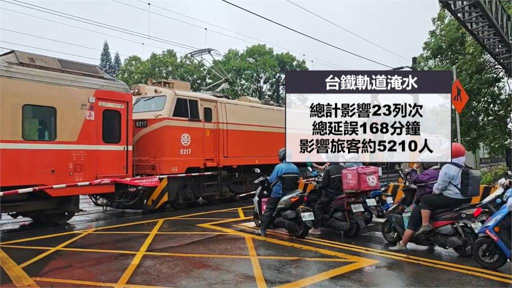 雨彈炸桃園 轎車過地下道「險滅頂」