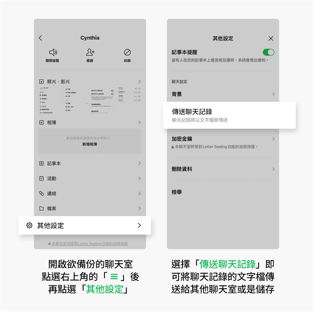 怕對話紀錄不見？LINE「備份秘招」雙重保留更安心　2圖輕鬆看懂