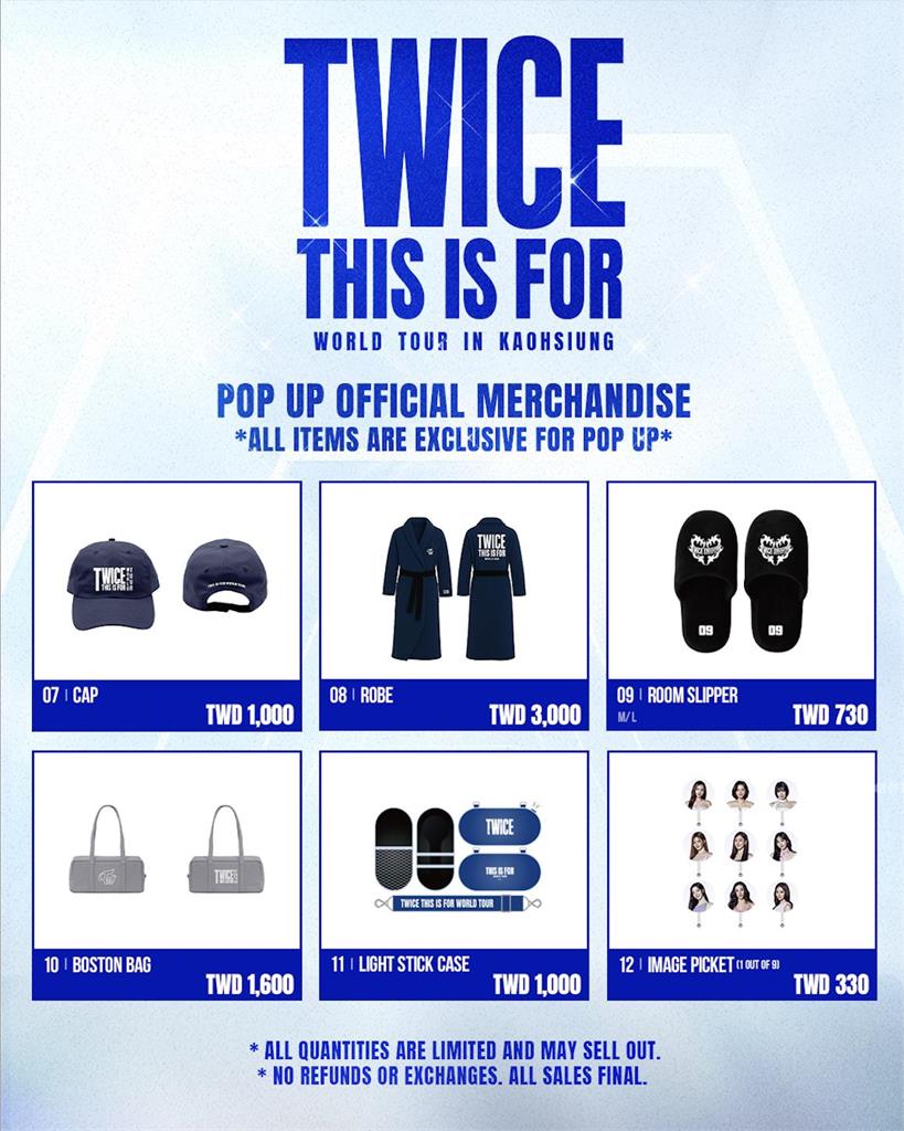 Twice演唱會倒數！快閃店先降臨高雄 限量周邊搶先看