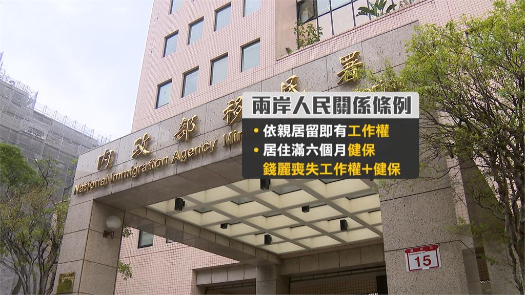 中配錢麗遭廢止「依親居留」　健保及工作權取消