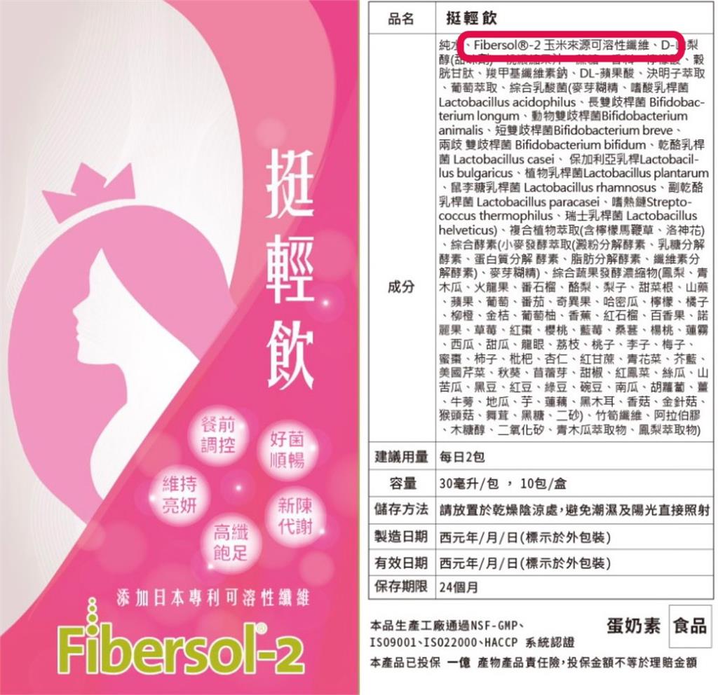 日本流行的fibersol-2 你能分辨嗎？
