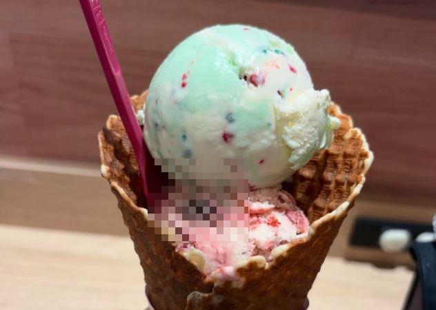 快新聞／真的會吐！中山誠品冰淇淋驚傳「內含多隻碩大蟲蟲」　噁心畫面曝光