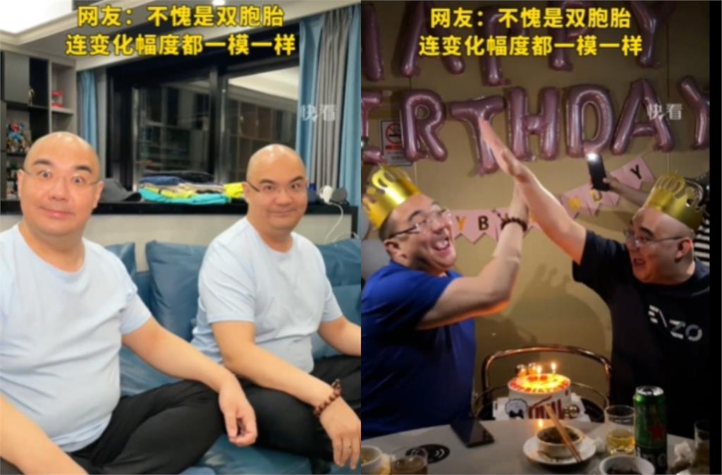 清秀少年變禿頭大叔…雙胞胎婚後「判若4人」網看傻 雙胞胎神似吳彥祖!婚後「判若4人」清秀少年→禿頭大叔…對比圖網看傻