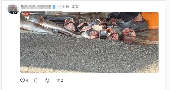 敢吃嗎?台中名店路邊宰殺土虱魚 剁塊放水溝蓋超噁