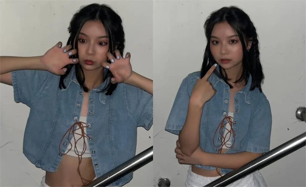 18歲喬喬上身綁帶太鬆「裂出大縫」!樓梯耍辣「整尊卡死」網震撼:天啊