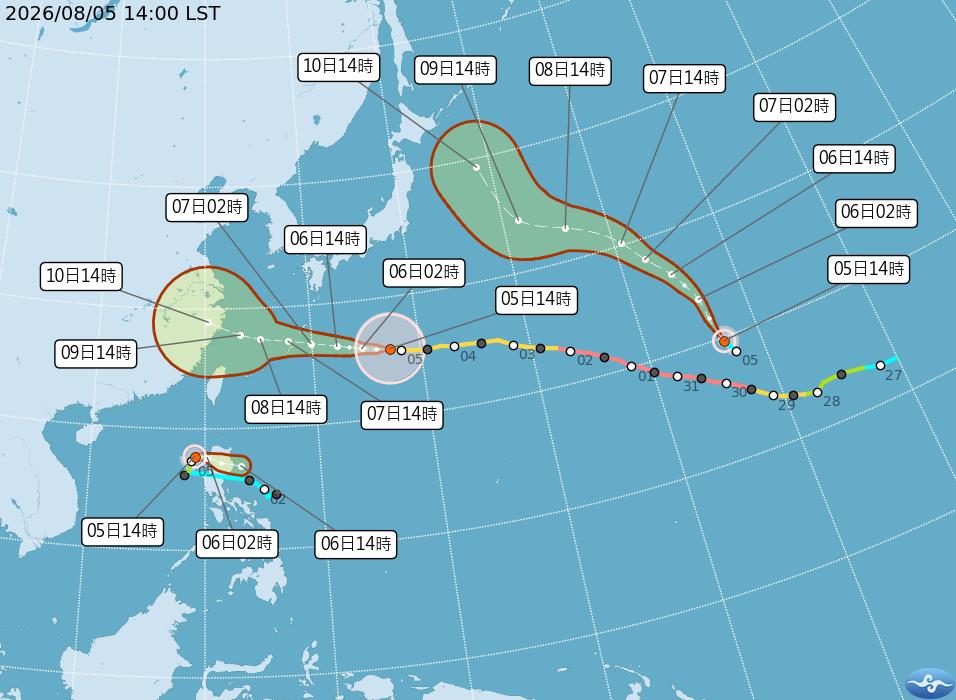 快新聞／三颱共舞！「昌鴻」颱風生成了　最新路徑曝光