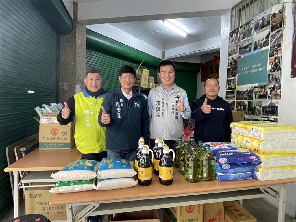 快新聞/響應賴總統!羅貴星、綠苗縣黨部寒冬助弱勢家庭 持續關心民瘼