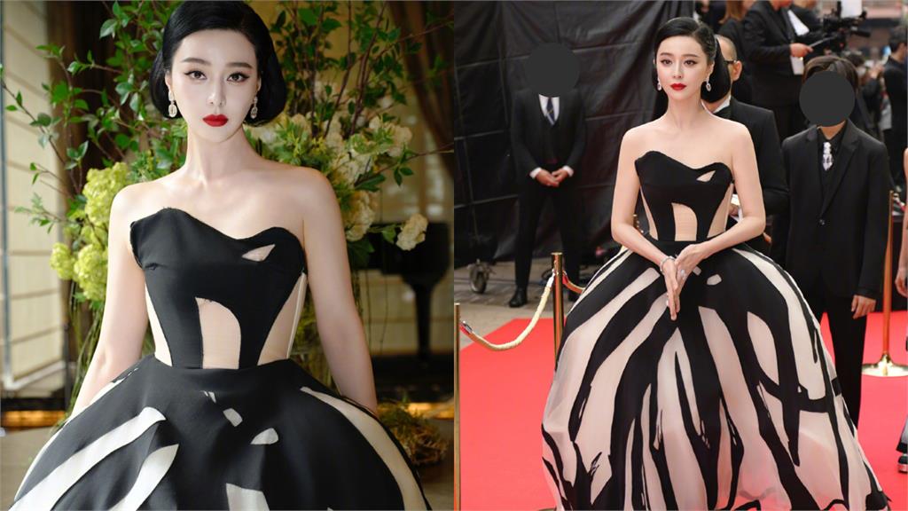 范冰冰「肉色戰袍開大洞」霸氣重返紅毯 「精修過猛」慘翻車網看傻:別P了!