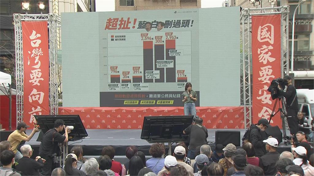 快新聞/美女醫拿球棒登場! 批藍委「作為」喊話民眾站出來捍衛台灣