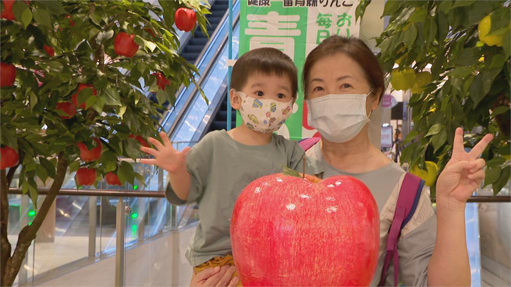 不用飛到日本！　蘋果樹搬進商場體驗摘蘋果