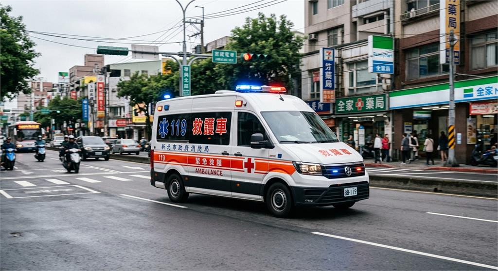 北市噁男受傷躺救護車…送醫途中竟「隔褲狂擼JJ」救護員傻眼！難忍性慾代價慘了