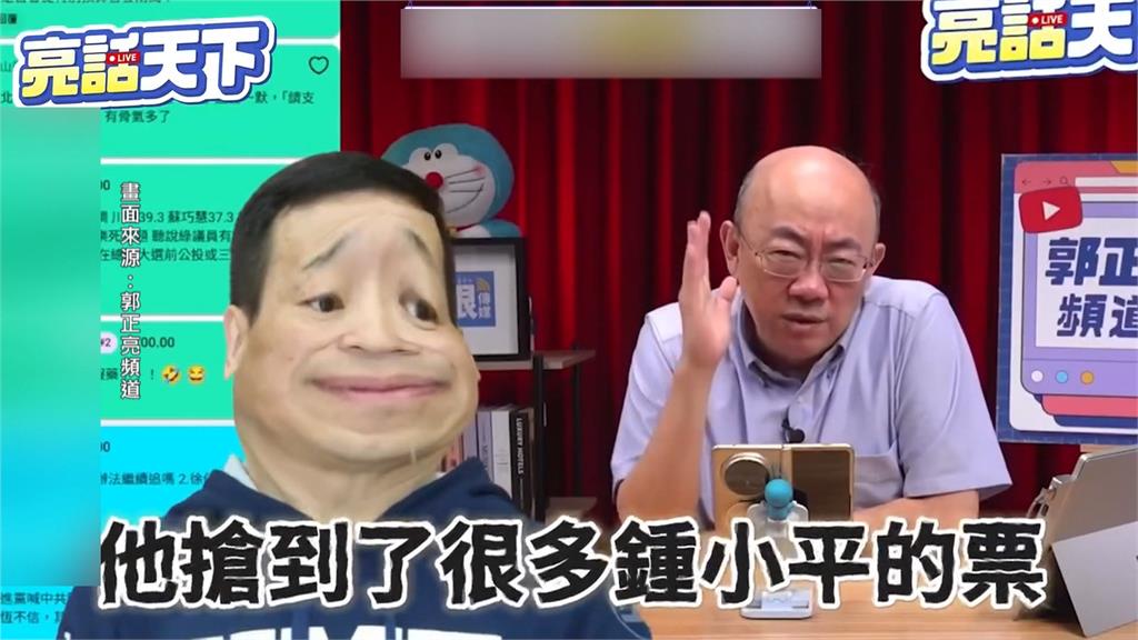 郭正亮酸「藍皮綠骨」選情危　鍾小平怒告：少造口業多消業障