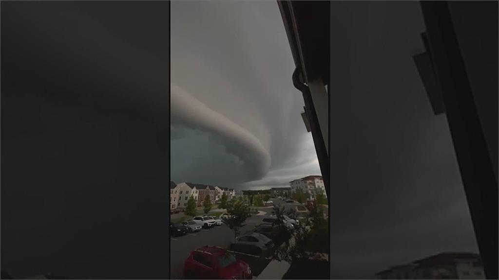 雷雨帶將橫掃美國東岸 華府近郊天空現「灘雲」奇景