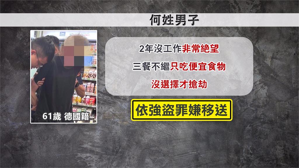 德男持刀搶中壢店家得手萬元！落網辯「三餐不繼」