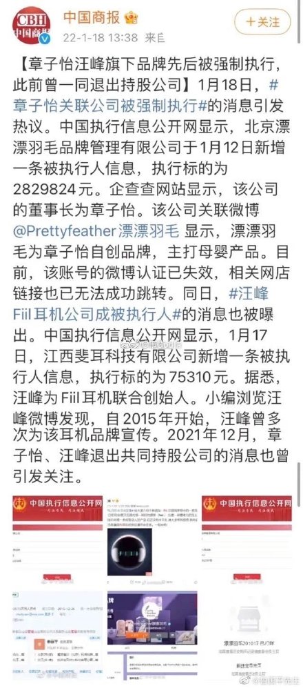 章子怡、汪峰爆陷入財務糾紛　旗下公司遭「強制執行近1300萬」！
