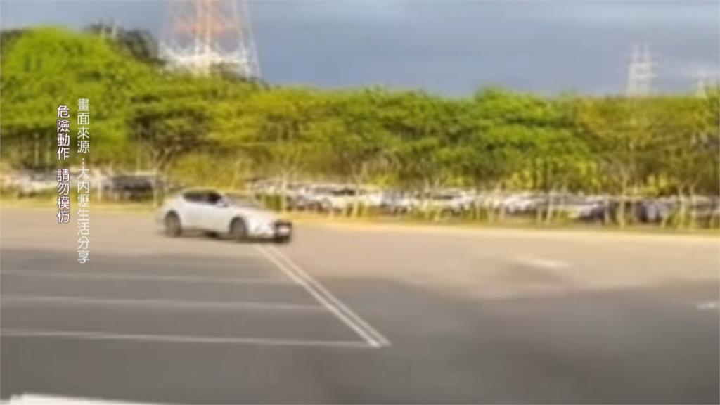 六福村停車場當賽車場被逮 飆車甩尾嗆警「他」又來了
