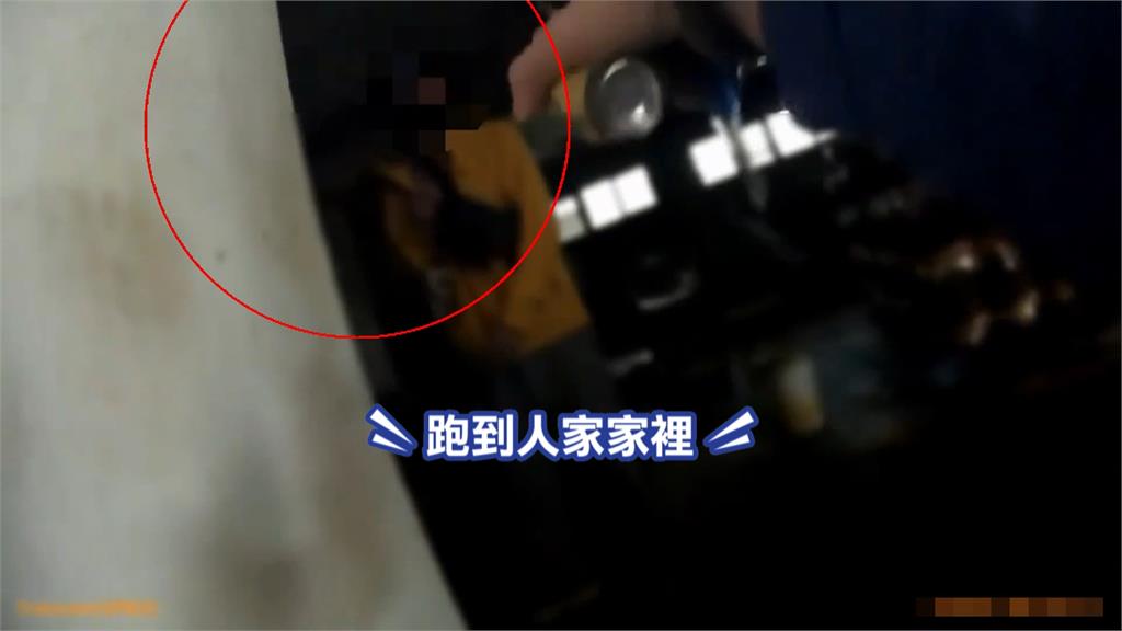 沒禮讓行人拒檢鑽巷棄車逃　還擅闖民宅被揪「這身分」