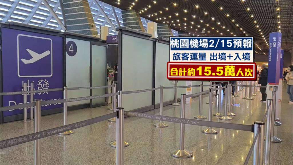 都還沒開櫃！　桃機出境排隊「看嘸盡頭」　旅客：提早近５小時到