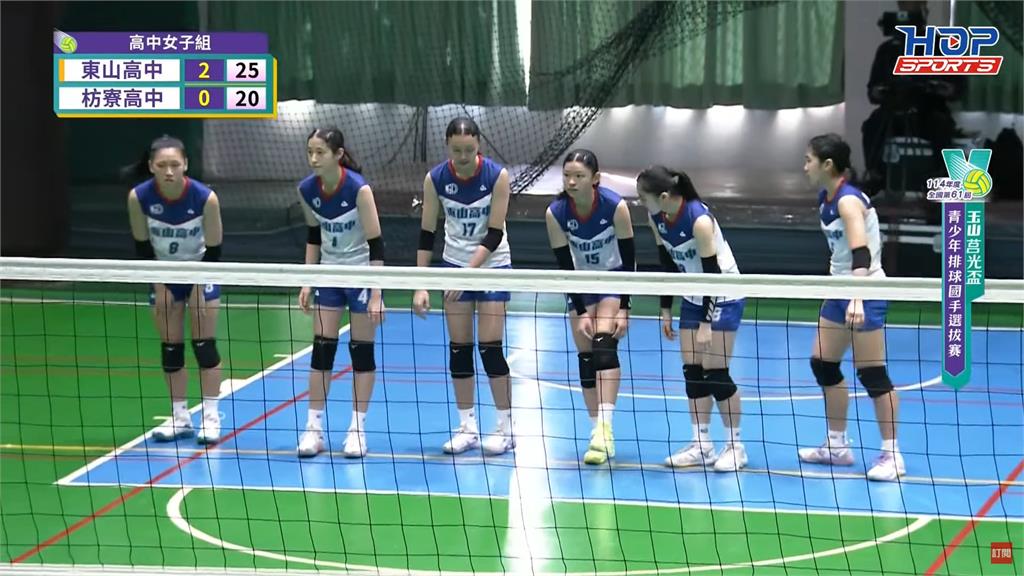 排球(影)／玉山莒光盃排球賽　東山5局險勝枋寮奪高女組冠軍