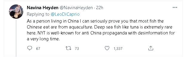 李奧納多批中國濫捕魚類！小粉紅崩潰喊「辱華」：明星少管政治