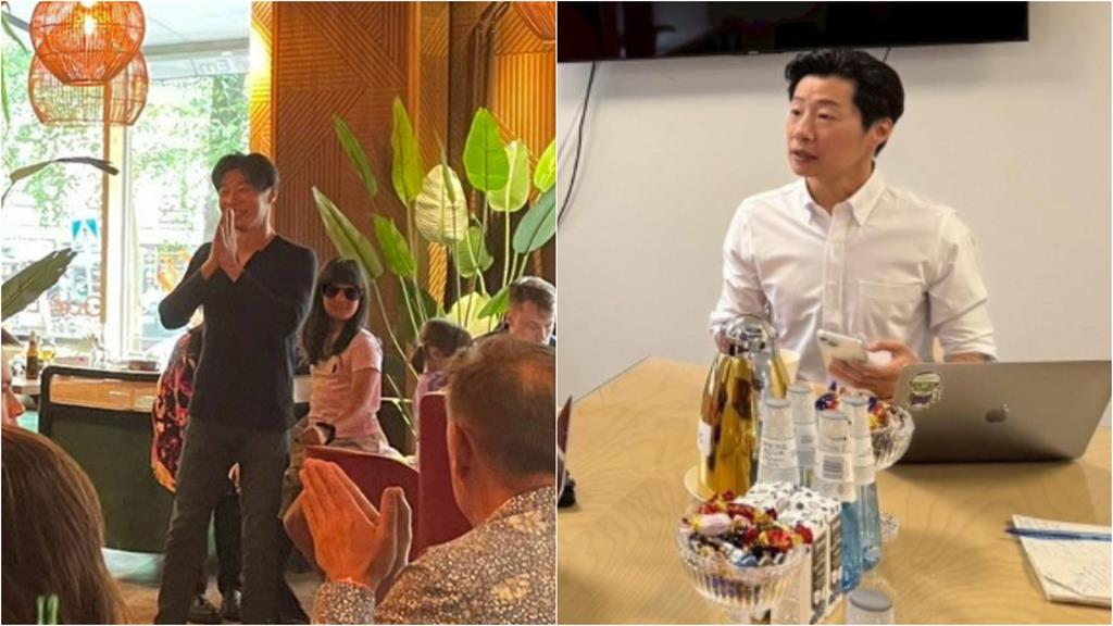 荷蘭餐館「亂髮中分頭大叔」是林昶佐!禁慾襯衫脫掉「私下真面目」超反差