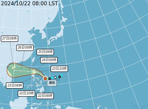 潭美颱風「生成加快」最新路徑曝光!中央山脈「切割外圍環流」雨炸6地