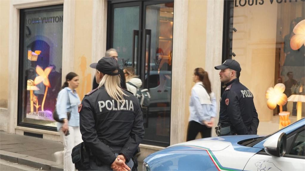 羅馬路易威登店面倉庫　遭3蒙面劫匪打劫高級皮件後逃逸