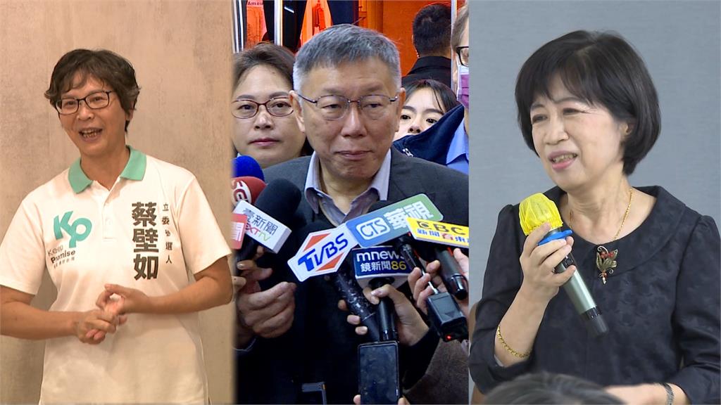 民眾黨民調滑鐵盧 支持度剩6% 蔡壁如、陳佩琪「母姊會」出手搶救