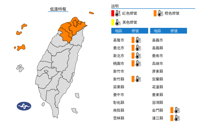 快新聞／全台7縣市低溫特報　最冷下探「10度以下」