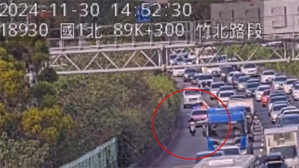 機車違規上國道 蛇行狂騎18.5公里才被攔停