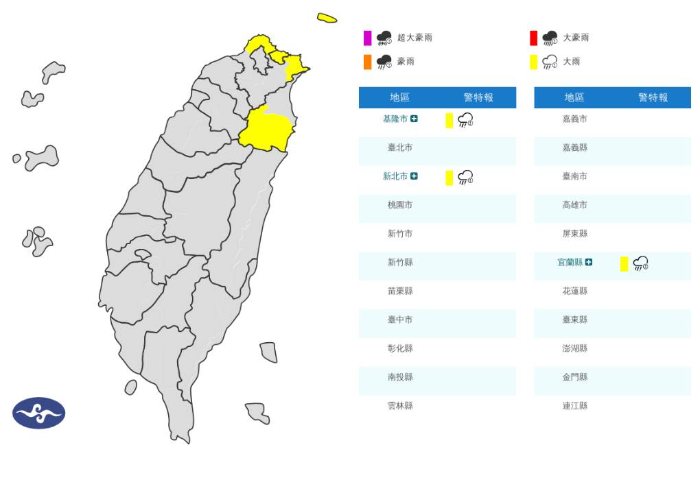 快新聞／16縣市強風+3縣市大雨特報！陣風上看8級
