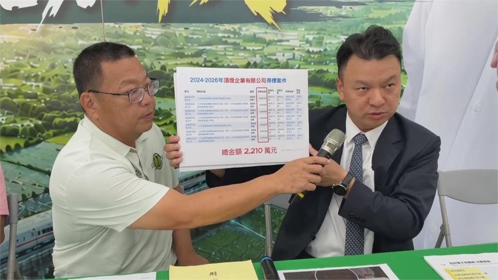 肥水流自家？鄉公所15標案疑「全給鄉長兒公司」　民雄鄉長參選人陳琮貽赴地檢告發