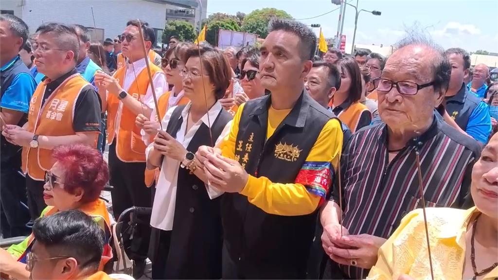 浩天宮大庄媽北港進香抵彰化　王惠美縣長接駕祈福