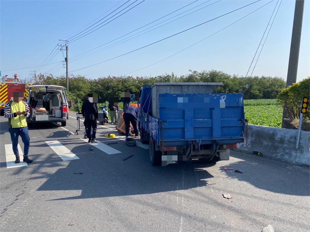 快新聞/台南鹽水嚴重車禍 8旬老夫婦慘死輪下