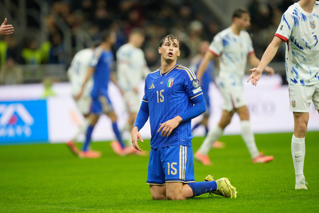 足球(影)/挪威神鋒重創義大利晉世足會內賽!4冠老牌勁旅恐連3屆缺席