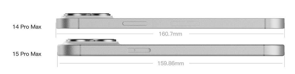 iPhone 15 Pro Max最新渲染圖曝光！尺寸縮一圈、鏡頭變薄有感