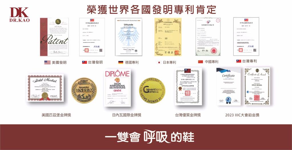 鞋界標竿突破50萬會員　DK呼吸空氣鞋三大金獎肯定　限時買一送一