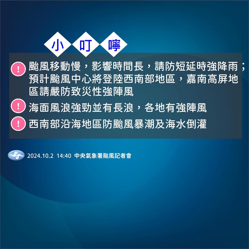 快新聞／北轉拖台錢！山陀兒持續減弱中　最快今晚至明晨登陸