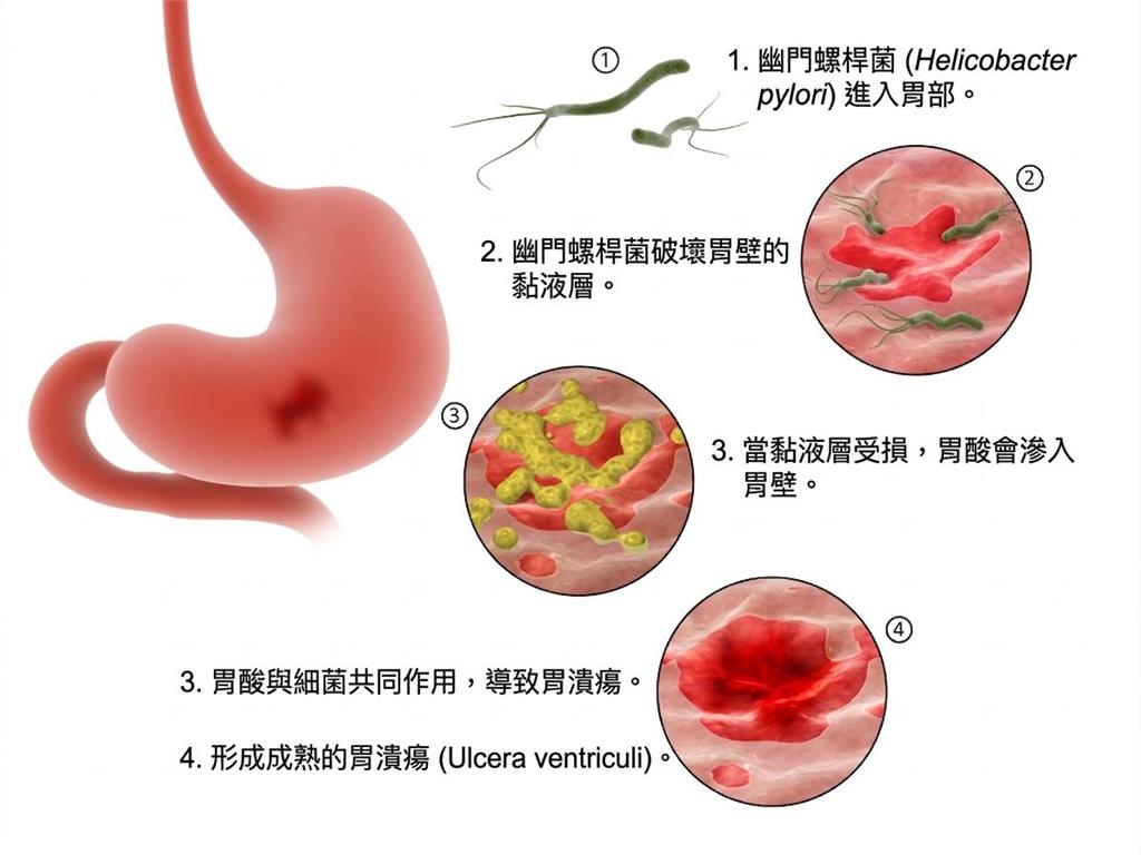 他突吐血照胃鏡驚見「一顆顆鵝卵石」！竟是感染「一級致癌物」最嚴重下場曝光