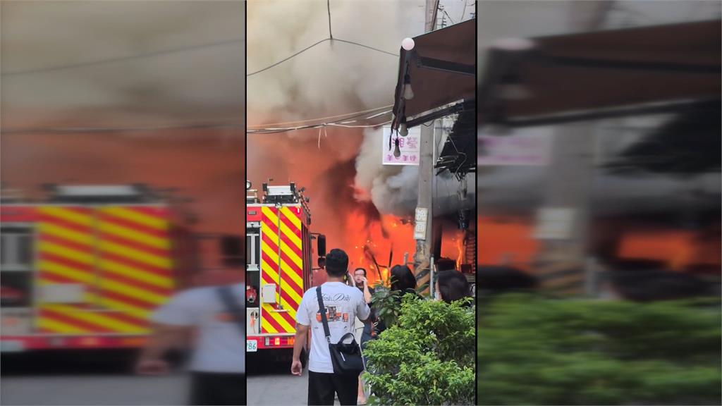 中秋節早餐店大火！　疑瓦斯爆炸起火預防性送醫14人