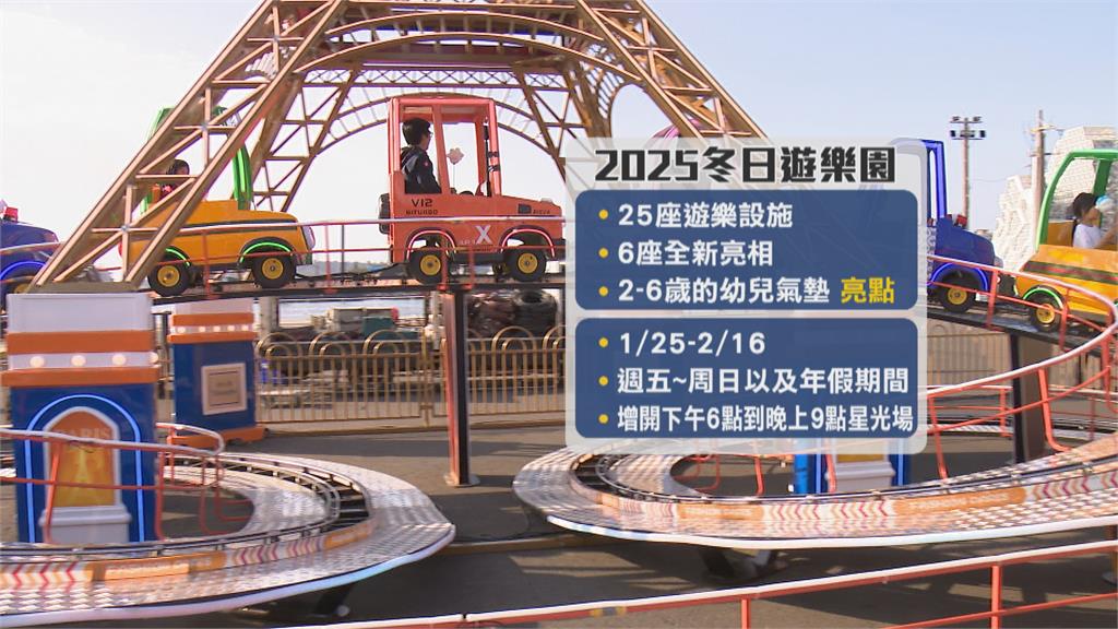 高雄冬日遊樂園開張 「小可愛們」週六正式亮相