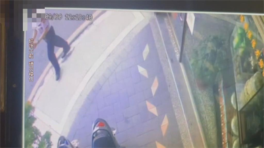 恐怖!蘆洲驚見「歹徒追警察」 不滿擋路男亮刀追義警
