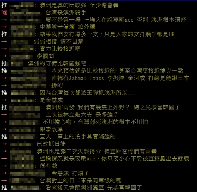 經典賽／台灣隊失利！他問「跟澳洲實力接近嗎？」網戰翻：強投都被藏起來