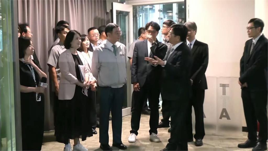 力挺沈伯洋!卓揆視察新創基地 喊台北市要新科技也要新人才