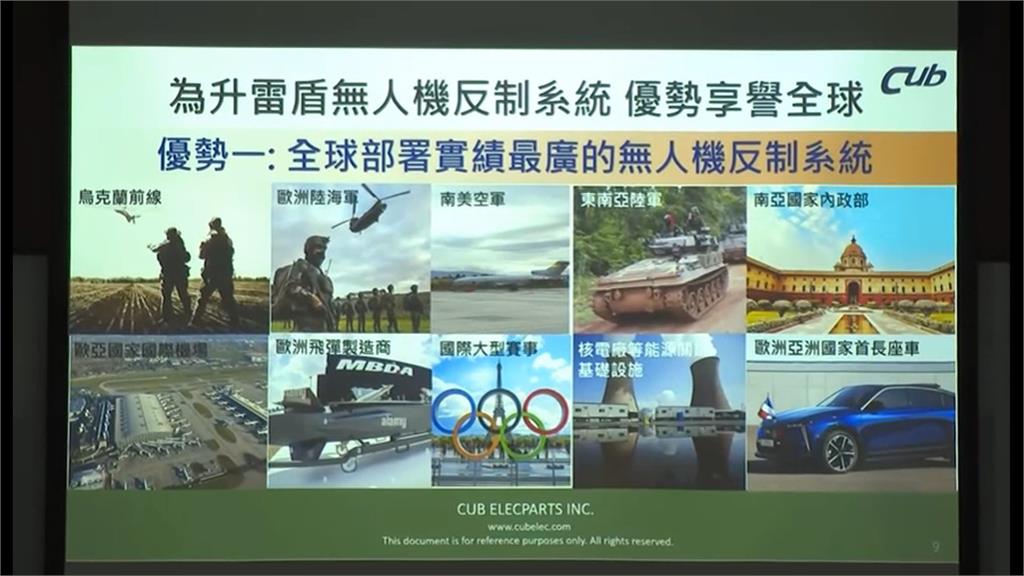 企業攜手國際大廠! 打造雷盾無人機反制系統實踐「MIT」