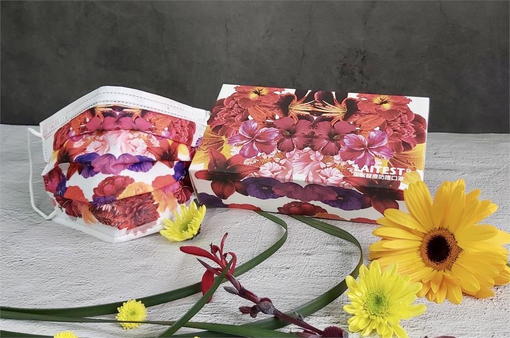 萊潔3款超美「彩花系列」口罩5/5開賣！　百花綻放變絕美藝術創作
