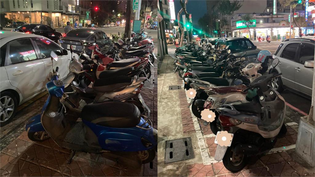 高雄人「這樣停機車」苦苓傻眼 網揭1現象:南部人行道需求低!