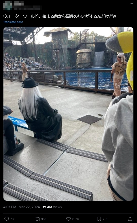 遊樂園神祕「黑衣白長直」破開次元!網一看竟是「他」嚇爛急勸:快逃啊